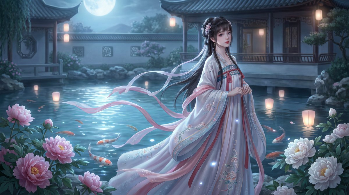 糖心vlog视频-月下汉服美人